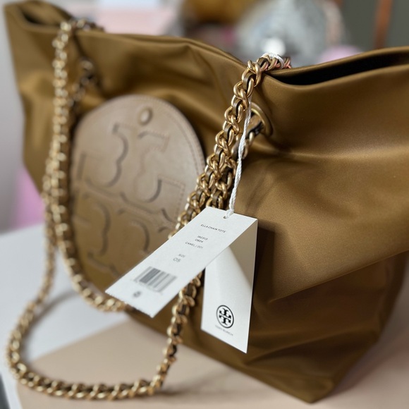 Tory Burch Handbags - TORY BURCH Ella Chain Tote~NWT 🤎